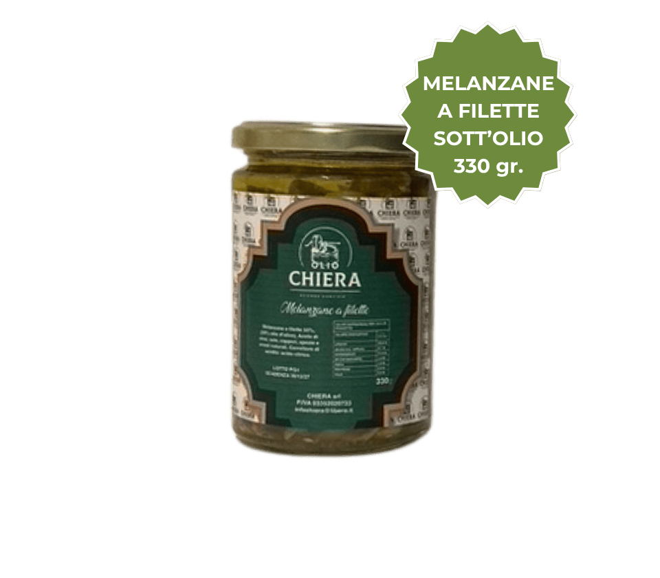 Melanzane a Filette Sottolio da 330 G