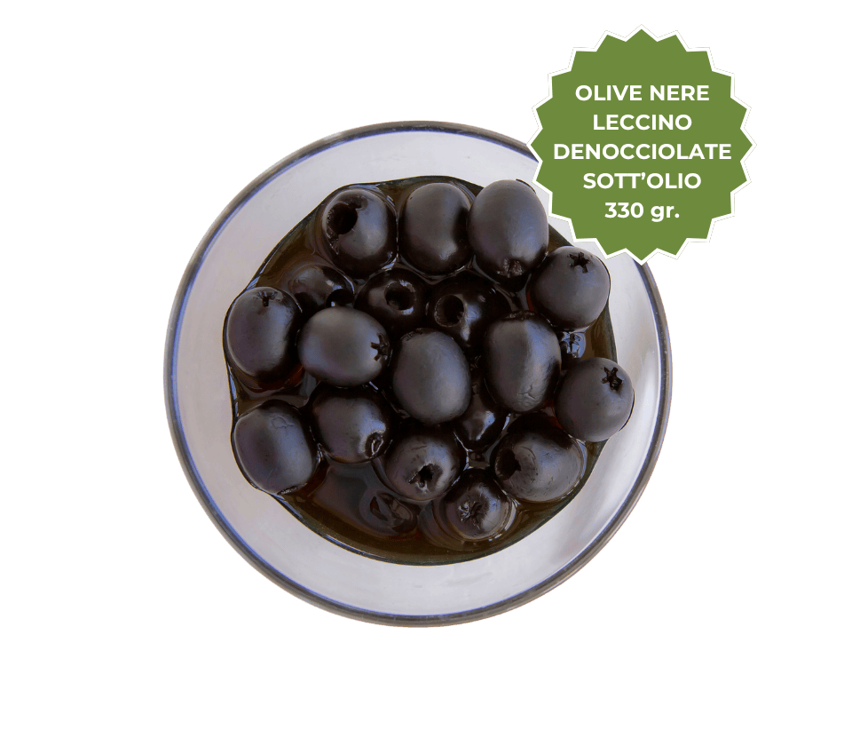Olive Nere Leccino Denocciolate Sottolio da 330 G - immagine 2