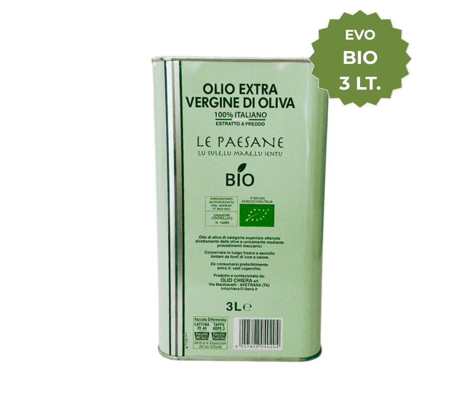 Olio Extravergine di Oliva BIO 3 L - immagine 3
