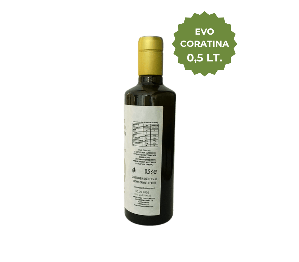 Olio Extravergine di Oliva CORATINA 0,5 L - immagine 2