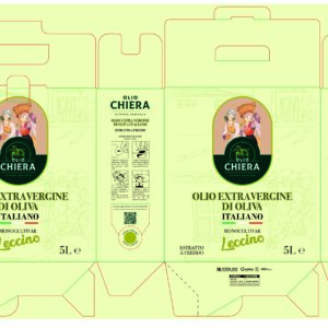 Olio EVO Monocultivar LECCINO 100% Italiano in bottiglia/latta 5 LT
